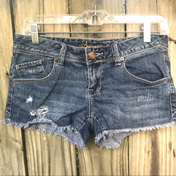 American Rag Pants - [American Rag ] Distressed Jean Shorts Size 1 #65